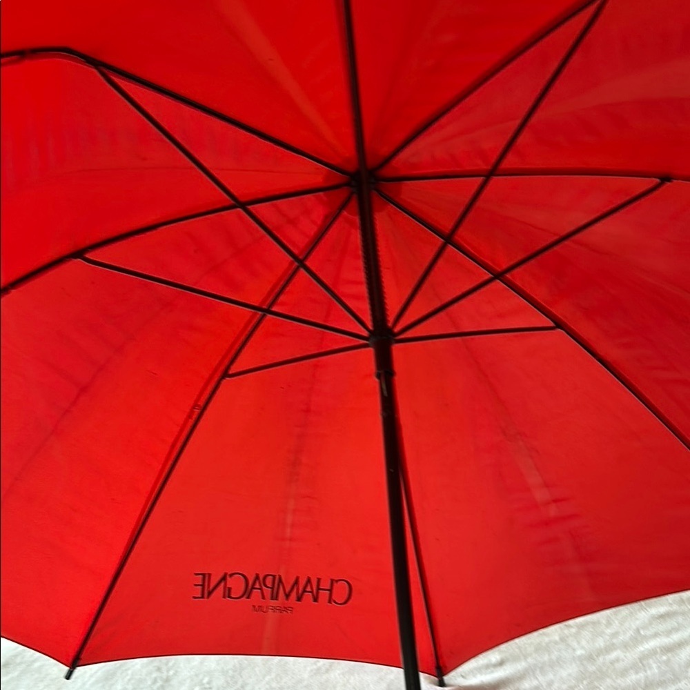 Vintage Yves Saint Laurent Red Umbrella - Picture 4 of 9
